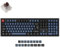 Keychron K10 Pro (schwarz/blaugrau, DE-Layout, K Pro Brown, Hot-Swap, Aluminiumrahmen, RGB, PBT)
