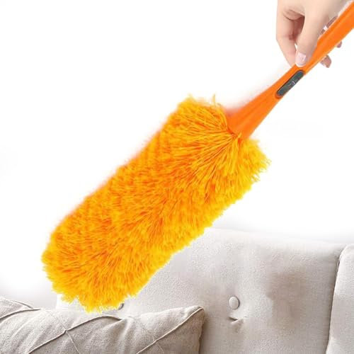 Vbnuyhim Spolverino in microfibra per la pulizia | Spolverino pieghevole per mobili | Spolverino pieghevole riutilizzabile, spolverino leggero lavabile per pulire il ventilatore e i mobili