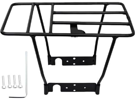 Dreuhuing Porte-Bagages arrière pour Scooter, Scooter électrique, Porte-Bagages arrière en Alliage d'aluminium, Grande capacité pour Les légumes achetés,