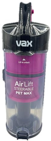 Genuine Complete Dust Container Assembly For Vax Air Lift Steerable Pet Max Upright Vacuum Cleaner- UCPMSHV1