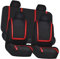 PAMINGONO Universal-autositz-set 9-teiliges Autositz-pads Verdickter Perlensitz Autositz Universelles Autokissen Autositz