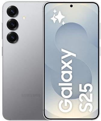 Samsung Galaxy S25 Smartphone AI, 3 anni di Garanzia del produttore, Display 6.2'' FHD+ Dynamic AMOLED 2X, Fotocamera 50MP, RAM 12GB, 512GB, 4.000 mAh, Silver shadow [Versione italiana]