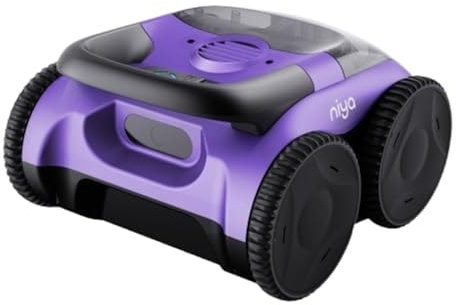 Niya Sonar 20 par Les créateurs de Dolphin - Jusqu'à 1h30 de Nettoyage sans Fil du Fond, Navigation par Sonar Intelligent, pour piscines Hors-Sol et enterrées Simples, jusqu'à 8 mètres de Longueur