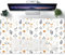Gaming Mousepad Watercolor Plants Extra Large Speed Gaming Mousepad - Large Size - Improved Precision and Speed - 600x300mm