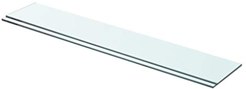 QZZCED Regalböden 2 STK. Glas Transparent Pflanzenregal Hängeregal für Bad Büro 70x12 cm