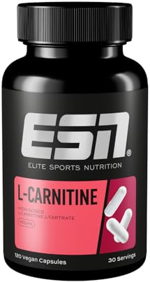 ESN L-Carnitine Caps, 120 Kapseln, 3000 mg L-Carnitin L-Tartrat pro Portion, vegan
