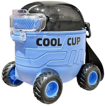 Trinkflasche Für 550 ml Cartoon Mars Rover Trinkflasche Mit Trinkhalm