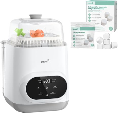Grownsy EaseClean Bottle Washer Pro & Detergent Washing Tablets