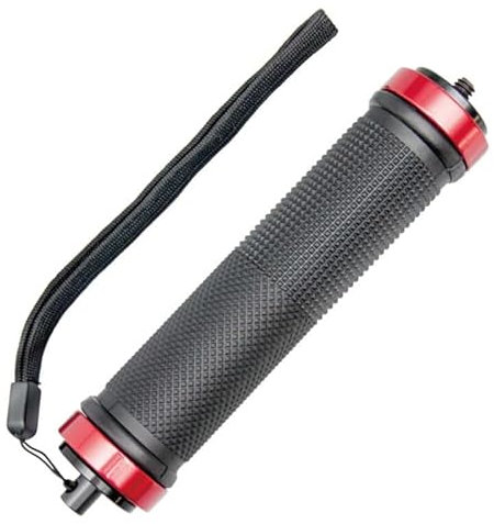 Pixapro 16cm Rubberised Grip Handle with 1/4 Thread Photography Lighting Video Studio Camera Photoshoot Portable Filming Photo Light Stands Accessories