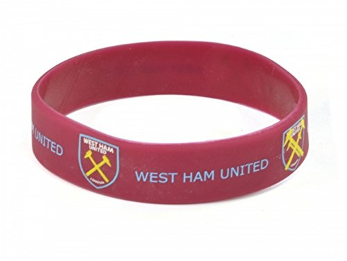 West Ham United FC Maroon Silicone Wristband One Size