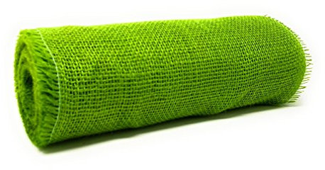 Juteband Breite 30 cm Länge 10 Meter Grün