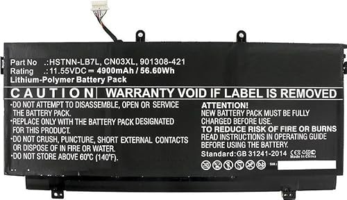 CoreParts Laptop Battery for HP 48.51Wh 11.55V 4200mAh 49Wh Li-Pol, MBXHP-BA0111
