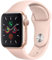 Apple Watch Series 4 (GPS, 40mm) - Gold Aluminium Case with Pink Sand Sport Band (Renewed)