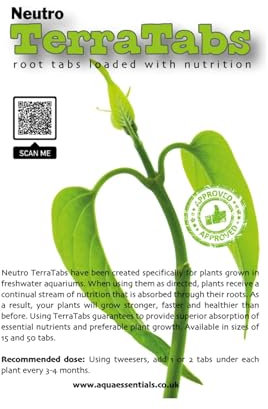 Neutro TerraTabs 50 pieces - Root Tab Fertilisers for Aquarium Plants
