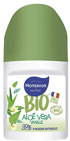 Monsavon Déodorant Bille Certifié Bio Aloé Vera Vanille 50ml