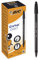 BIC Cristal Exact Bolígrafos Punta Fina (0,7 mm) - Negro, Caja de 20 Uds.