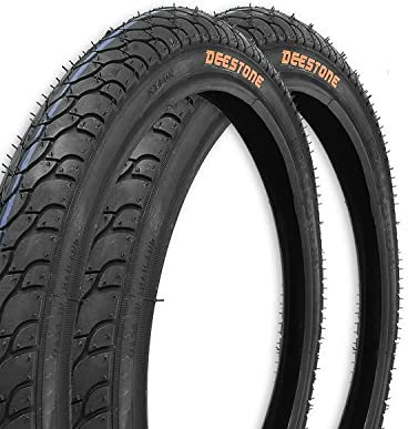 Ecovelo 2 Neumáticos de carretera de goma para bicicleta, 1 12 1/2 x 1.75 2 1/4 (47-203)