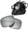 ToughAsNails Verres polarisés de rechange pour lunettes de soleil Oakley TwoFace OO9189, argent chromé, Taille unique