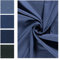 Stretch Jeans Meterware - Jeansstoff elastisch - Jeans für Hosen - Köperstoff stretchig - Hosenstoff - 50 x 135 cm, Farbe: 008 marine