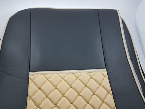 Satz Sitzbezüge 1+1 Beige Öko-Leder Schutzfolien Für LKW CF XF 106 2015-2021