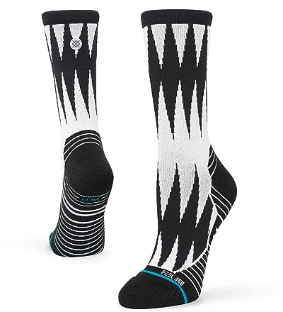 Stance Keep It Movin Crew Socks, Black, Black, Medium
