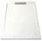 NEBADOON | Plato de Ducha de Modelo Palermo II – Plato Ducha Resina con Textura Pizarra - Antideslizante y Antibacteriano – Blanco (RAL 9003) 80x120 cm – Incluye Válvula Desagüe y Rejilla