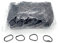 Progom - Rubber Bands - 60 (Ø38) mm x 5mm - Colour Black - Bag of 1kg