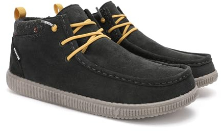 WALK IN PITAS WP150 BOB | Freizeitstiefel für Herren | Spaltlederstiefel | Stadtstiefel mit niedrigem Schaft | Mokassins | Winterboot | Freizeitschuhe | Schuhe ohne Schnürsenkel | Walkinpitas-Schuhe