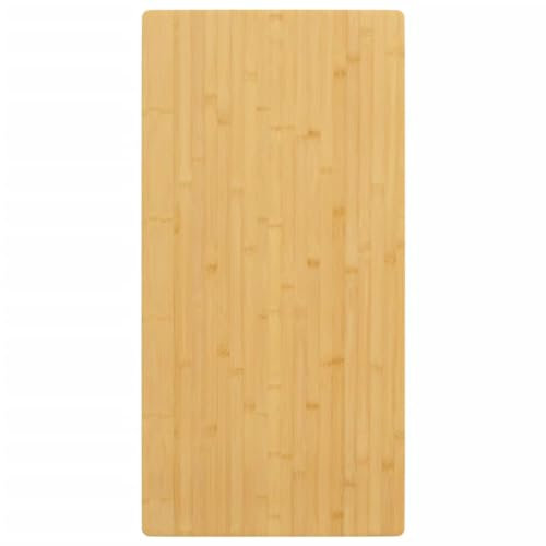prissent Piano del Tavolo 40x80x2,5 cm in Bambù Piano Tavolo Rettangolare Piano per Scrivania Tavolo De Pranzo Piano D'appoggio Tavolo da Pranzo Piano Scrivania Tavolo Rustico Piano per Tavolo