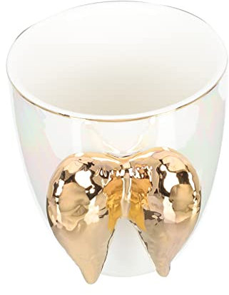 ABOOFAN Winged Fairy Cup Tea Cup Expresso Coffee Cup Couple Gift Drinking Cups Christmas Insulated Coffee Cup Childrens Wedding Favours Couples Gifts Mug Household White Drink Cup Ceramics