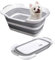 Faltbare Haustier-Badewanne mit Abflussloch,Tragbare Hundebadewanne,Faltbare Hundebadewanne,Fragbare Badewanne für Kleine Hunde, Katzen,für den Innen- und Außenbereich geeignet (Größe: 60cm x 40cm)