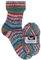 Opal Sockenwolle Hundertwasser neue Serie | Sockengarn 4-fädig | Strumpfwolle zum Stricken und Häkeln | 100g, 420m (Farbe 4053 Wellenlaenge)