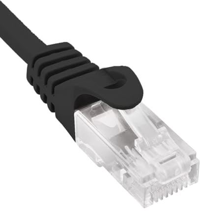 Phasak PHK 1715 Cat6 UTP Netzwerkkabel starr, Schwarz, 15 m