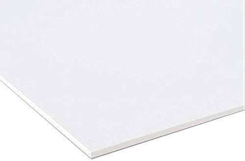 Pannello Lastra Forex pvc bianco/nero spessore 10 mm 100x100 cm bianco/nero forex bianco/nero pvc (Bianco)
