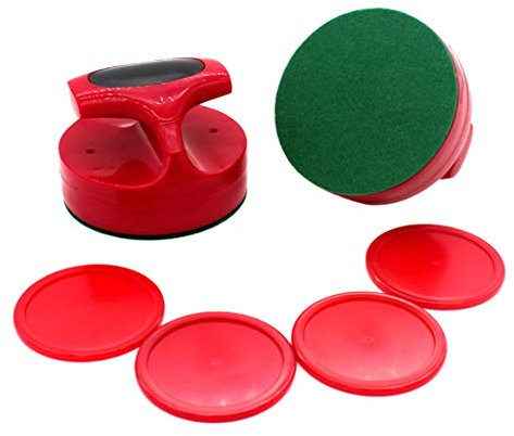 YOGOTEU Air Hockey Air Hockey Torhüter Eistische Spiel Griffe Ball Schlägel Torhüter Set