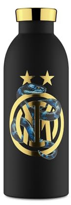 Inter - Clima Bottle, Borraccia Termica da 500ml, Bottiglia Thermos con Tappo 100% Ermetico (12 Ore Bevande Calde 24 Ore Fredde), Ecologica in Acciaio Inox - Prodotto Ufficiale