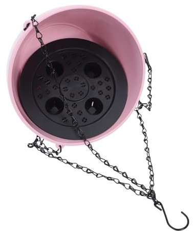 OFFSCH Selbstansaugender Wassertopf Blumentopf rosa mittelgroßer selbstbewässernder Hängetopf