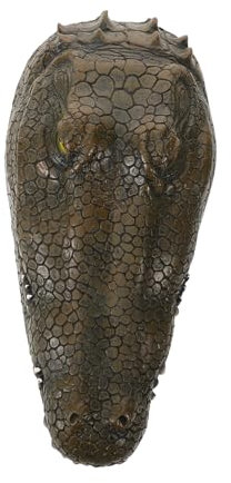 BCOATH Delicate Courtyard Ornament Hippo Kopf Statue Für Garten Und Aquariumdekoration Hochwertiges Langlebiges Resin Für Teich Und Balkon Faszinierende Tierfiguren