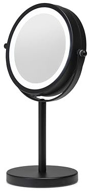Croydex MM703021E Pedestal Mirror, Black, One Size