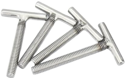 WGX123 304 Edelstahl M4 M5 M6 M8 M10 M12 T-förmige Schweißschrauben Nagelbolzen(M10x60mm 2pcs)