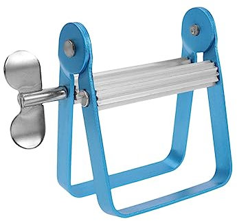 Healeved Zahnpastapresse Aus Manuell Drehbar Für Zahnpasta Haarfarbe Kosmetika Cremes Lotionen Und Bastelkleber Spart Tubenabfall Komfortables Design Für Home Und Hotel