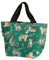 ECO CHIC Lightweight Foldable Insulated Lunch Bag Water Resistant Cooler Bag (Big Cat Green)