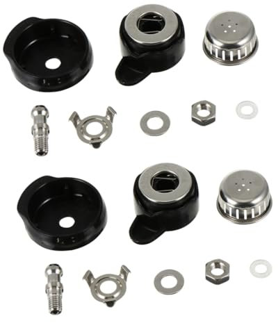 TOPBATHY 2 Ensembles Accessoires pour autocuiseur Pouvoir inoxlm soupape de sécurité de la cuisinière soupape de décharge d'air pour autocuiseur Acier Inoxydable Black