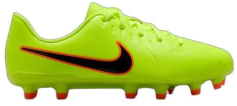 Nike Kinder Jr Legend 10 Club Fg/Mg Fußballschuh, Volt/Black, 38.5