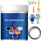 Weatherproof Rust Converter Paint for Metal, 500g 2-In-1 Rust Paint for Metal and Primer, Rusts Encapsulator Painting, Water‑Based Industrial Anti‑Rusts Painting with Tool (500g,white)