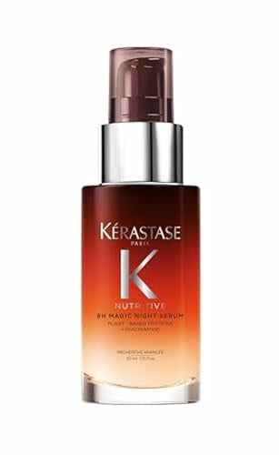 Kérastase, Nutritive, Siero Notturno Nutriente, Per Capelli Secchi, Azione Rivitalizzante, Con Proteine di Origine Vegetale e Niacinamide, Siero Notturno 8h Magic Night Serum, Formato Mini, 30 ml