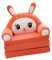 FLCPJGV Faltbarer Sessel für Kinder Sofa Und Lounger Kombination für Kleinkinder Im Wohnzimmer, Orange