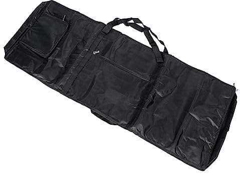 HONITANO Borsa per Tastiera Elettronica Oxford Custodia Protettiva per Pianoforte da Esterno Nera e Antipolvere