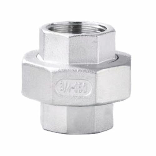 1 pz 304 giunto di unione in acciaio inossidabile 1/4 3/8 1/2 3/4 1 1-1/4 1-1/2 2 BSP filettatura femmina maschio raccordo for tubo fuso(F-F,3/8)