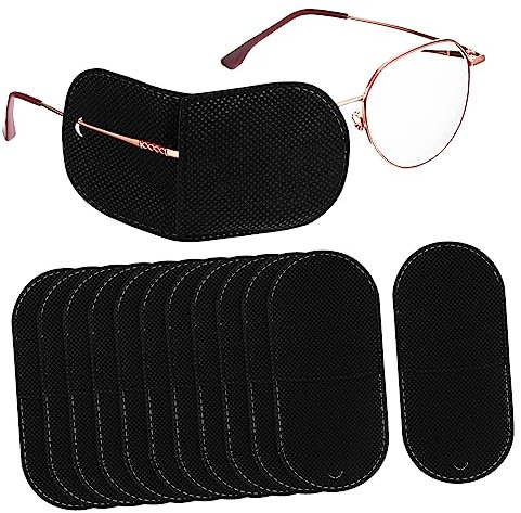 BATHVEVE 12pièces Cache-œil Pour Lunettes Lot De Tissu Non Tissé Adapté Pour Adultes Pour Amblyopie Soin Des Yeux